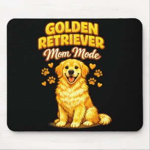 Tapis De Souris Mère de retriever doré drôle mode maman amoureux d
