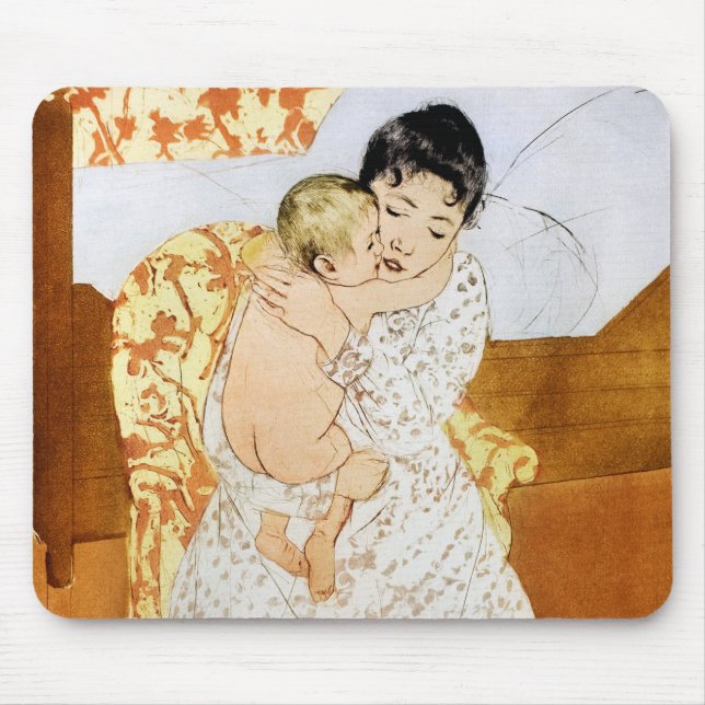 Tapis De Souris Mère et enfant, Mary Cassatt (Devant)