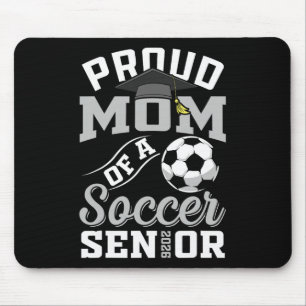Tapis De Souris Mère fière d'un senior de soccer Cl de la promotio