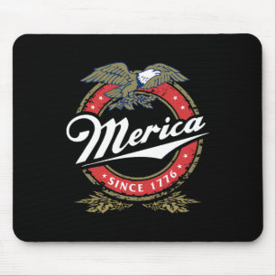Tapis De Souris Merica depuis 17761 American Ld Aigle Muleta Étoil