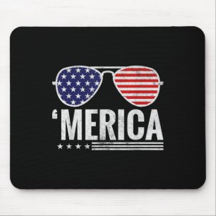 Tapis De Souris Merica US Amérique Drapeau Sungels 4 juillet Patri