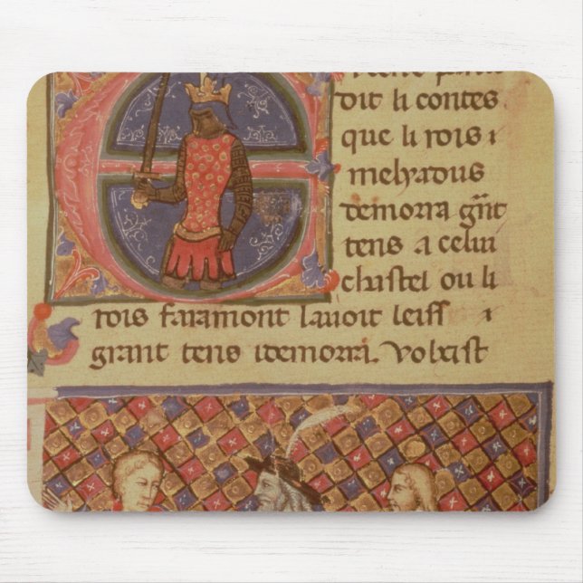 Tapis De Souris MERLIN tutoring Arthur (Devant)