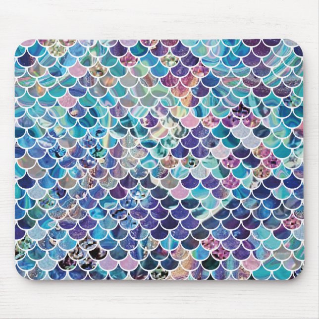 Tapis De Souris Mermaid blues Mousepad (Devant)