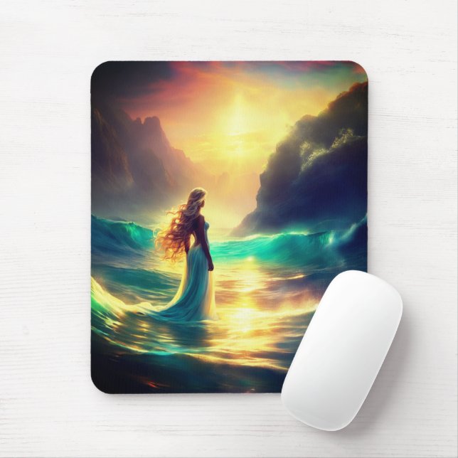 Tapis De Souris Mermaid Mousepad (Avec souris)