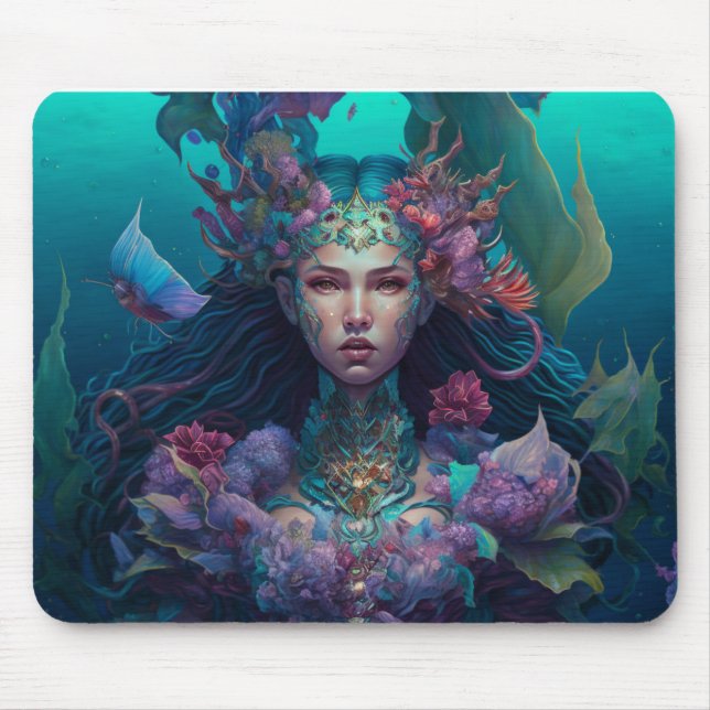 Tapis De Souris Mermaid Ocean Goddess (Devant)