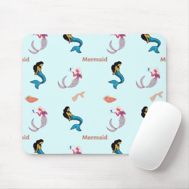Tapis De Souris Mermaid pattern (Avec souris)