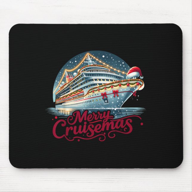 Tapis De Souris Merry Cruisemas - Cruise Mas  (Devant)