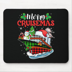 Tapis De Souris Merry Cruisemas Famille Croisière Noël 2023 Amusan
