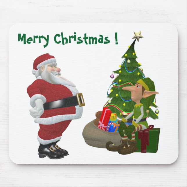TAPIS DE SOURIS MERRY NOËL (Devant)