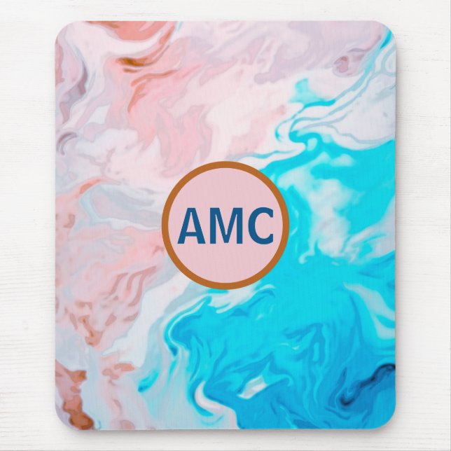 Tapis De Souris Merveilleuse marbrée (Devant)