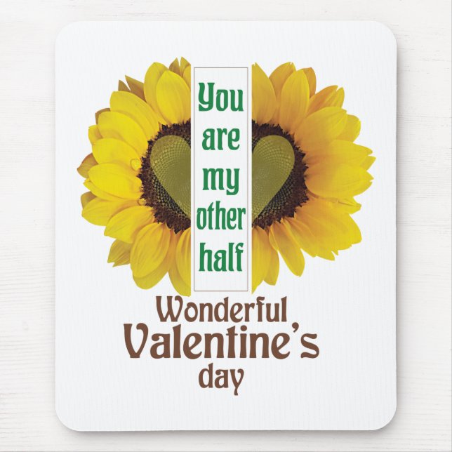 Tapis De Souris Merveilleuse Saint Valentin (Devant)