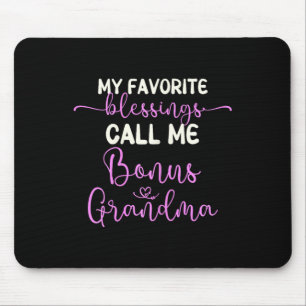 Tapis De Souris Mes Bénédictions préférées Appelez-Moi Bonus Grand