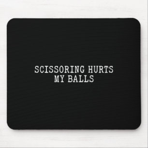 Tapis De Souris Mes blagues sarcastiques sur la douleur de la coup