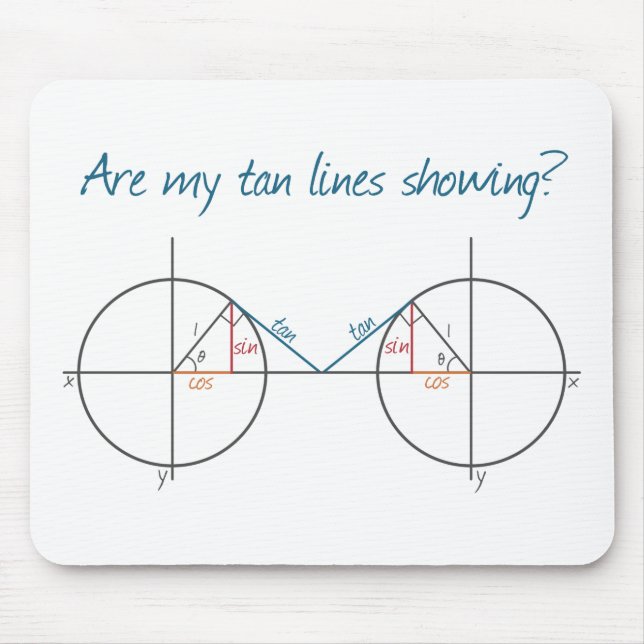 Tapis De Souris Mes lignes bronzages montrent-elles ? (Devant)