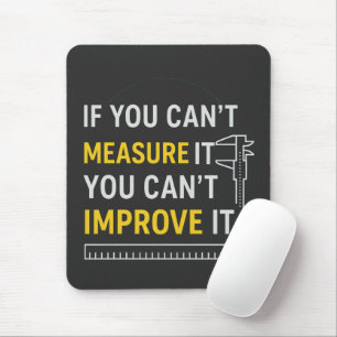 Tapis De Souris Mesurez-Le, Améliorez-Le - Motivation Lean Six Sig
