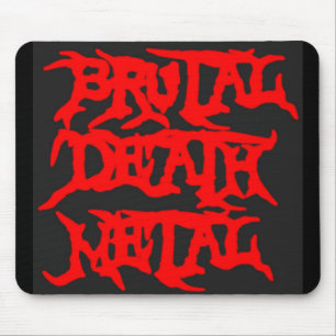 Tapis De Souris Métal brutal de la mort
