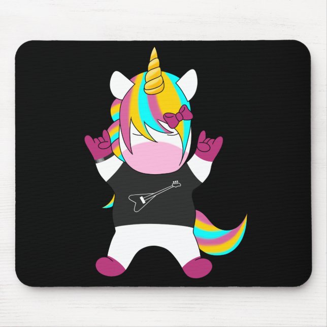 Tapis De Souris Metal unicorn (Devant)