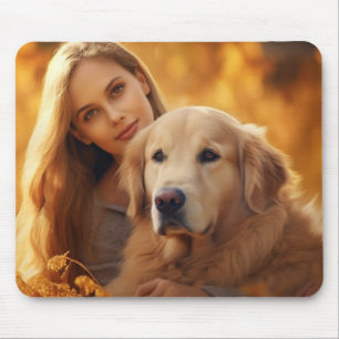 Tapis De Souris Mete golden retriever Meilleure maman chien jamais