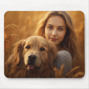 Tapis De Souris Mete golden retriever Meilleure maman chien jamais