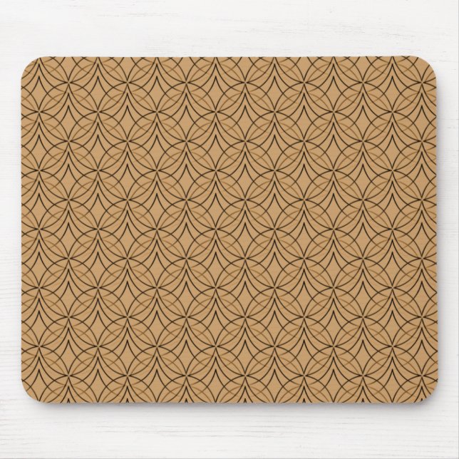 Tapis De Souris Métro beige clair Mousepad (Devant)