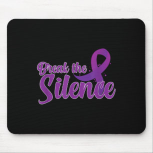 Tapis De Souris Mettre fin au silence Violence familiale Soutien S