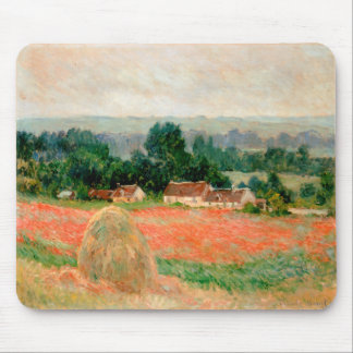 Tapis De Souris Meule de foin chez Giverny, Claude Monet