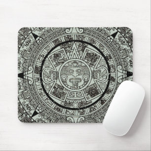 Tapis De Souris Mexicaine Aztec Sun Stone Maya Calendrier 1