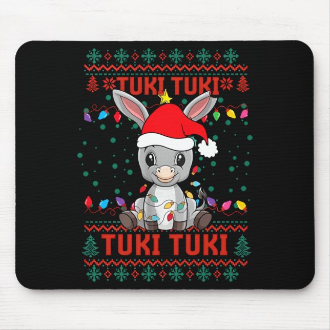 Tapis De Souris Mi Burrito Sabanero Mexican Tuki Tuki Latino Xmas  (Devant)