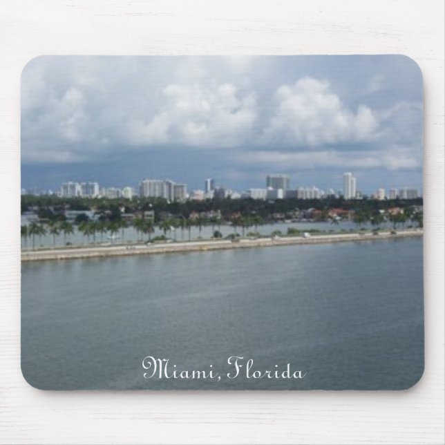 Tapis De Souris Miami, Miami, la Floride (Devant)