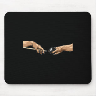 Tapis De Souris Michelangelo Mains Création Adam Pool Billard