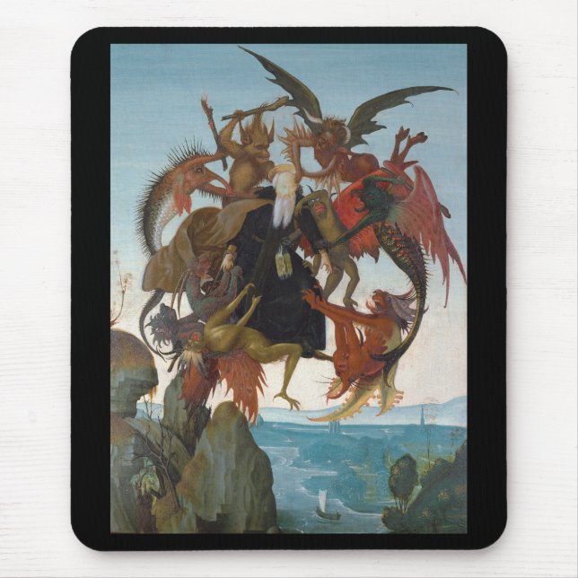 Tapis De Souris Michelangelo , “ The Torment of Saint Anthony ” (Devant)