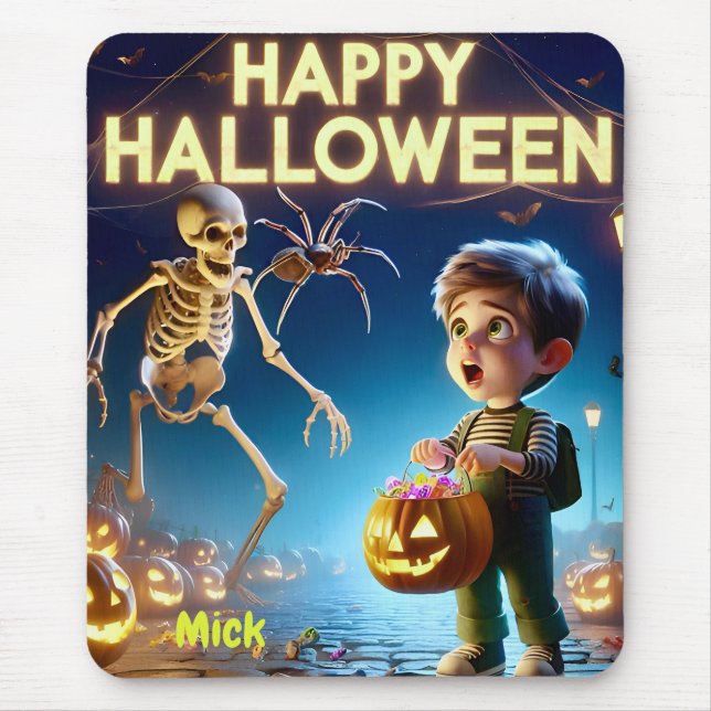 Tapis De Souris MICK ~ Joyeux Halloween ~ Mousepad (Devant)
