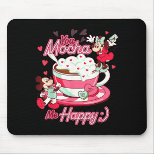 Tapis De Souris Mickey &amp; Minnie Saint-Valentin Vous Me Mozzare