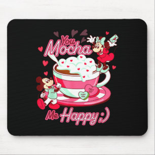 Tapis De Souris Mickey Amp Minnie Saint-Valentin Vous Mocha Me H 