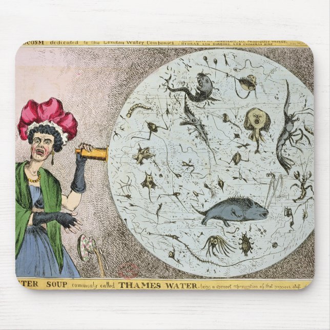 Tapis De Souris Microcosme consacré à l'eau de Londres (Devant)