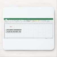 Microsoft Excel Work Mousepad