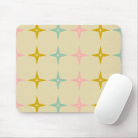 Mid Century Mod Stars en couleurs Vintages