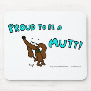 Tapis De Souris Midge FIER D'ÊTRE UN MUTT Mousepad