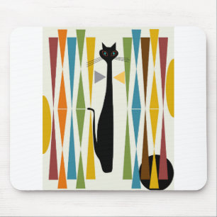 Tapis De Souris MidMod Art Chat 2