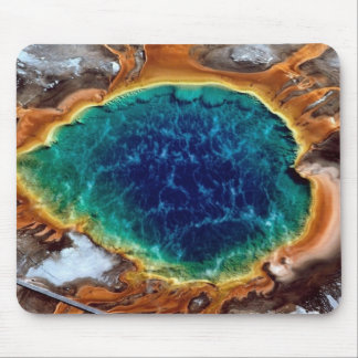 Tapis De Souris Midway Geyser, Yellowstone, Wyoming