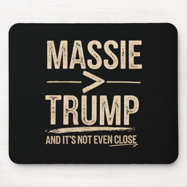 Tapis De Souris Mie plus que Trump et ce n'est même pas proche  (Devant)