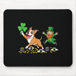 Tapis De Souris Mignon american staffordshire terrier trèfle