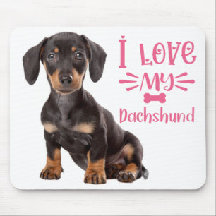 Tapis De Souris Mignon Chien Saucisse Doxin Maman Chien Dackel