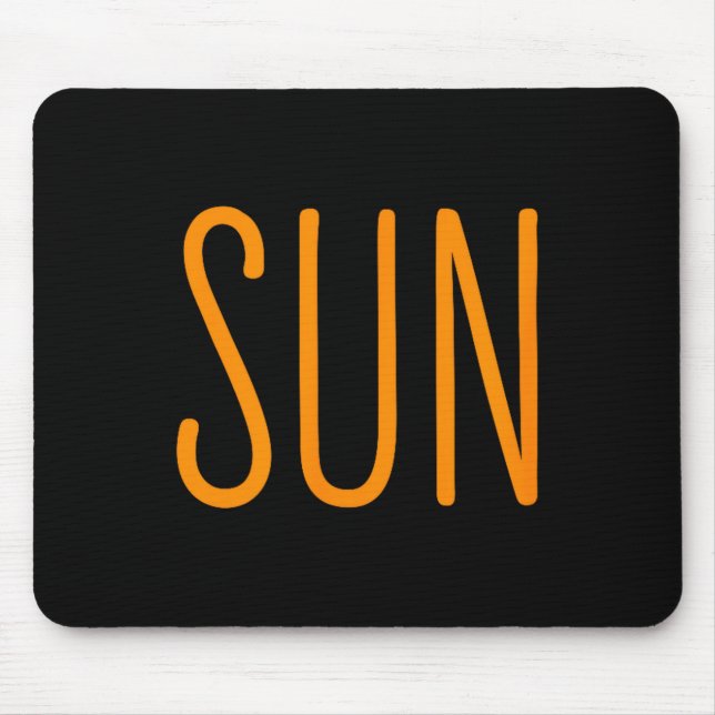 Tapis De Souris Mignon Éclipse Solaire Du Soleil Couples (Devant)