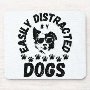 Tapis De Souris Mignon facilement distrait par les chiens amateurs