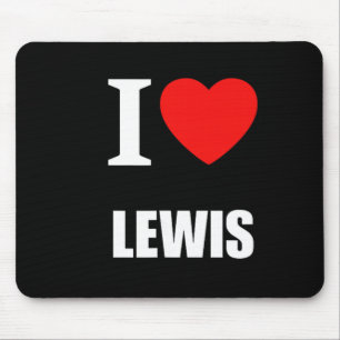 Tapis De Souris Mignon Je T'aime Lewis Parents Femme Husnd Valenti