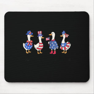 Tapis De Souris Mignon Juste Une Oie Ridicule 4 Juillet Oie Patrio
