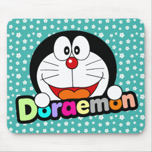 Tapis De Souris Mignon Kawaii Doraemon Anime Noir