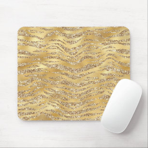Tapis De Souris Mignon motif imprimé peau de tigre doré pour amate
