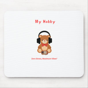 Tapis De Souris Mignon Ours Mon Hobby Gaming et souris de bureauTa